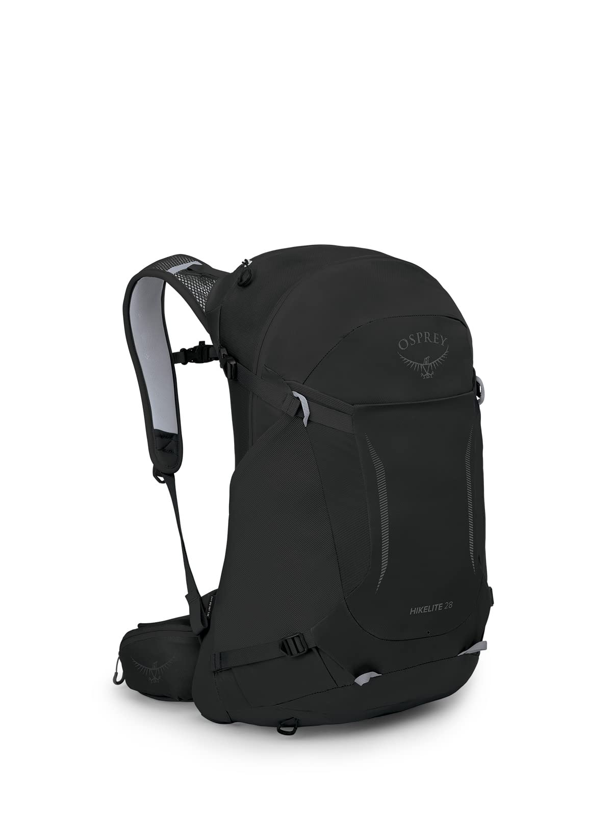 Osprey Hikelite Unisex Backpack, 28L, Black, M/L