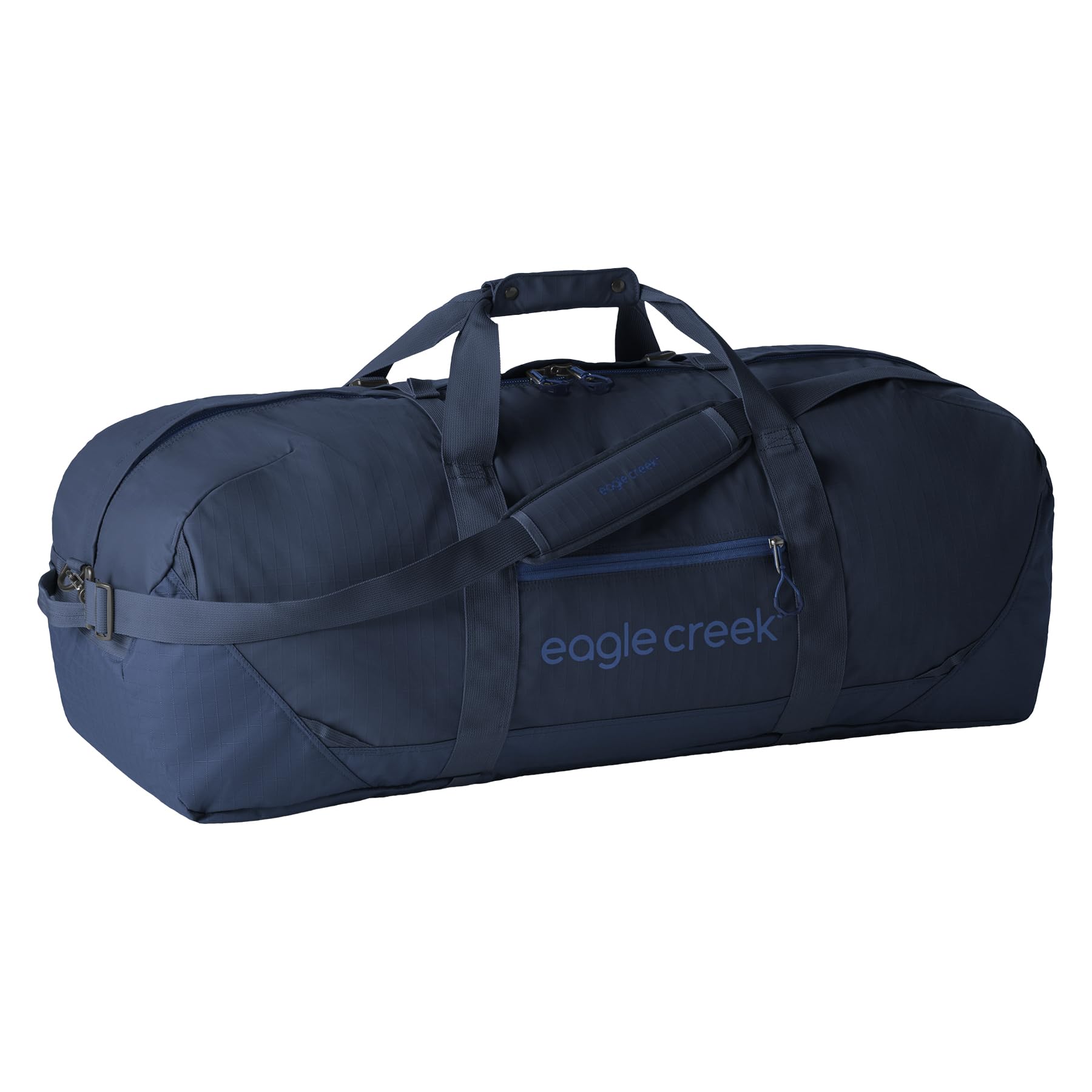 Eagle Creek No Matter What Duffle Bag 90L I Heavy Duty & Packable Travel Holdall I Sustainable Travel Bag for Camping & Adventure I 90L Capacity I Atlantic Blue