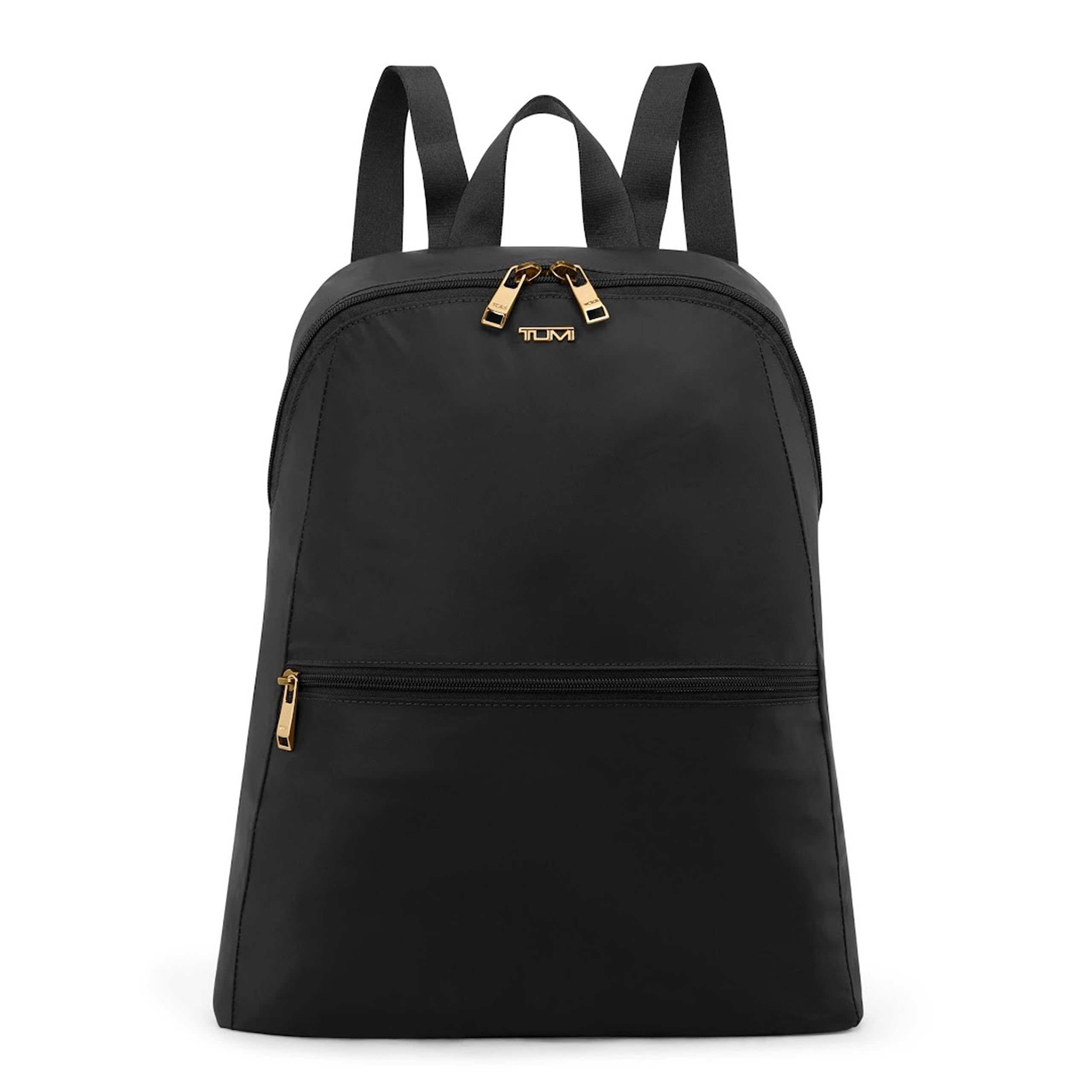 TUMI Just In Case Backpack - Small Packable Travel Bag for Women & Men - Easily Carry Travel Accessories, Black/Gold, One Size, Voyageur Just in Case® Backpack