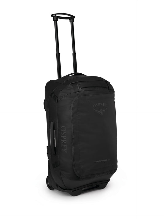 Osprey Transporter 60L Wheeled Duffel – Rolling Bag, Raven Black