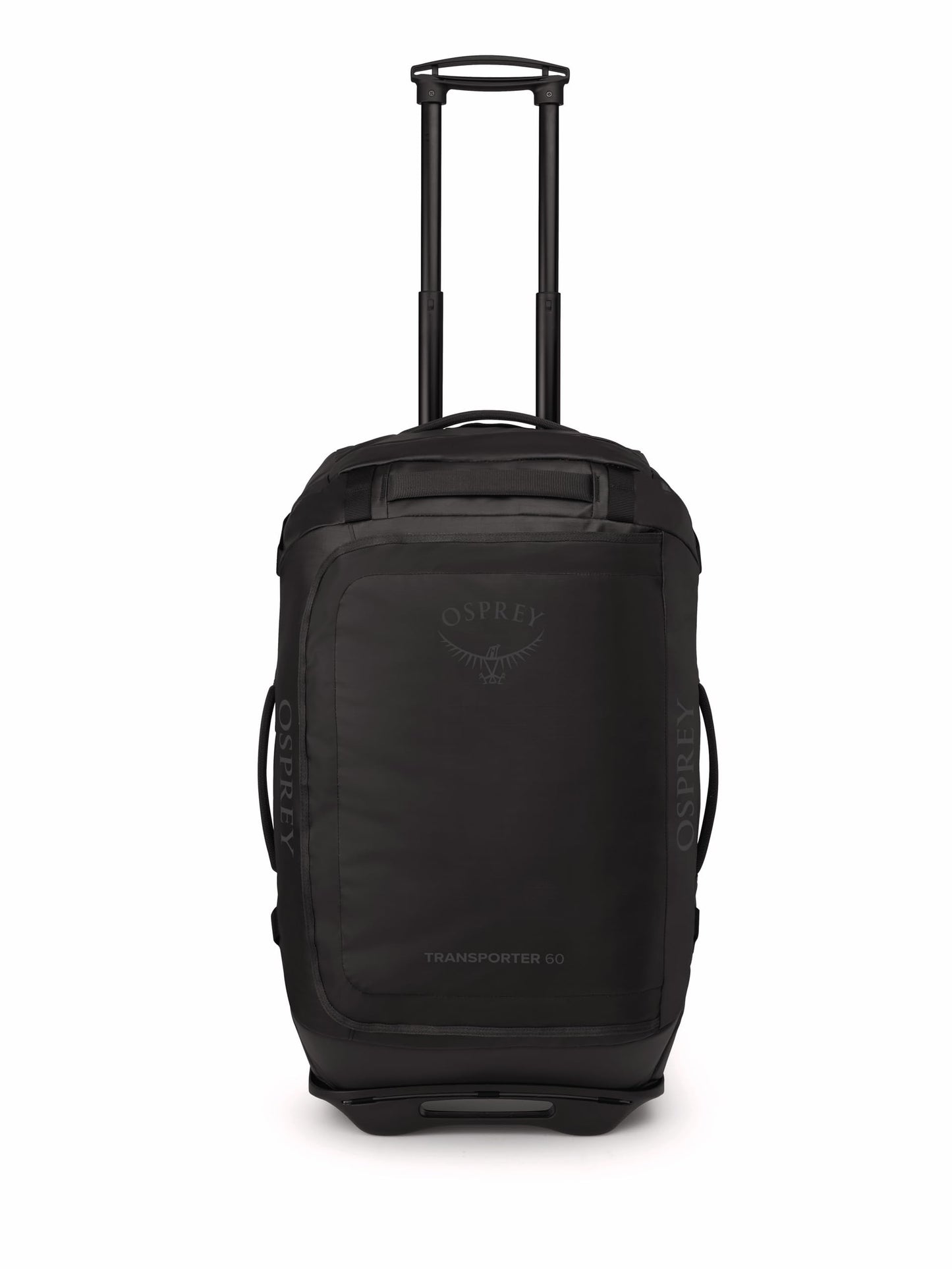 Osprey Transporter 60L Wheeled Duffel – Rolling Bag, Raven Black