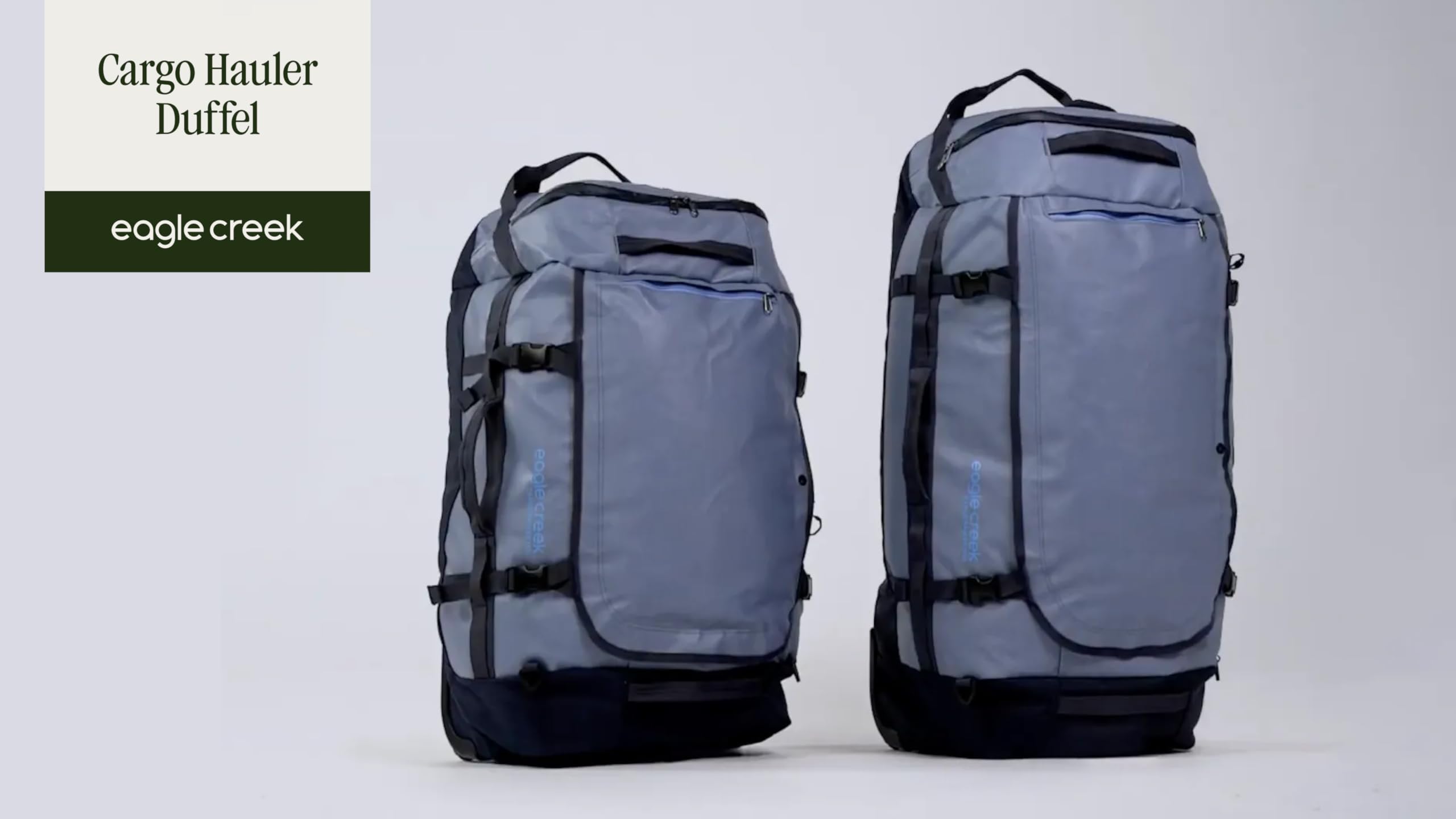 Eagle Creek Cargo Hauler Duffle Bag 40L I Heavy Duty & Water-Resistant Travel Holdall I Backpack Duffle for Travel & Outdoor Adventures I 40L Capacity I Duck Green