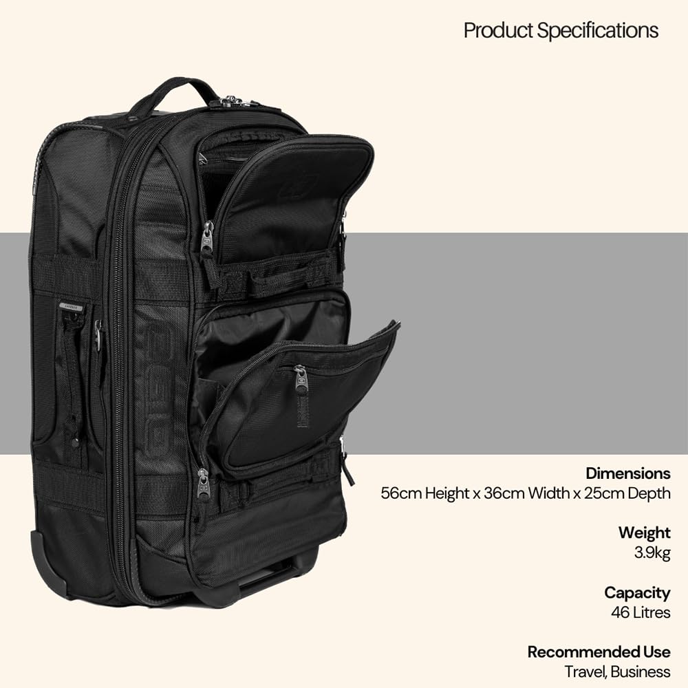 OGIO Layover Reliable Small Luggage/Suitcase Ideal for Traveling (46 Litre Capacity)