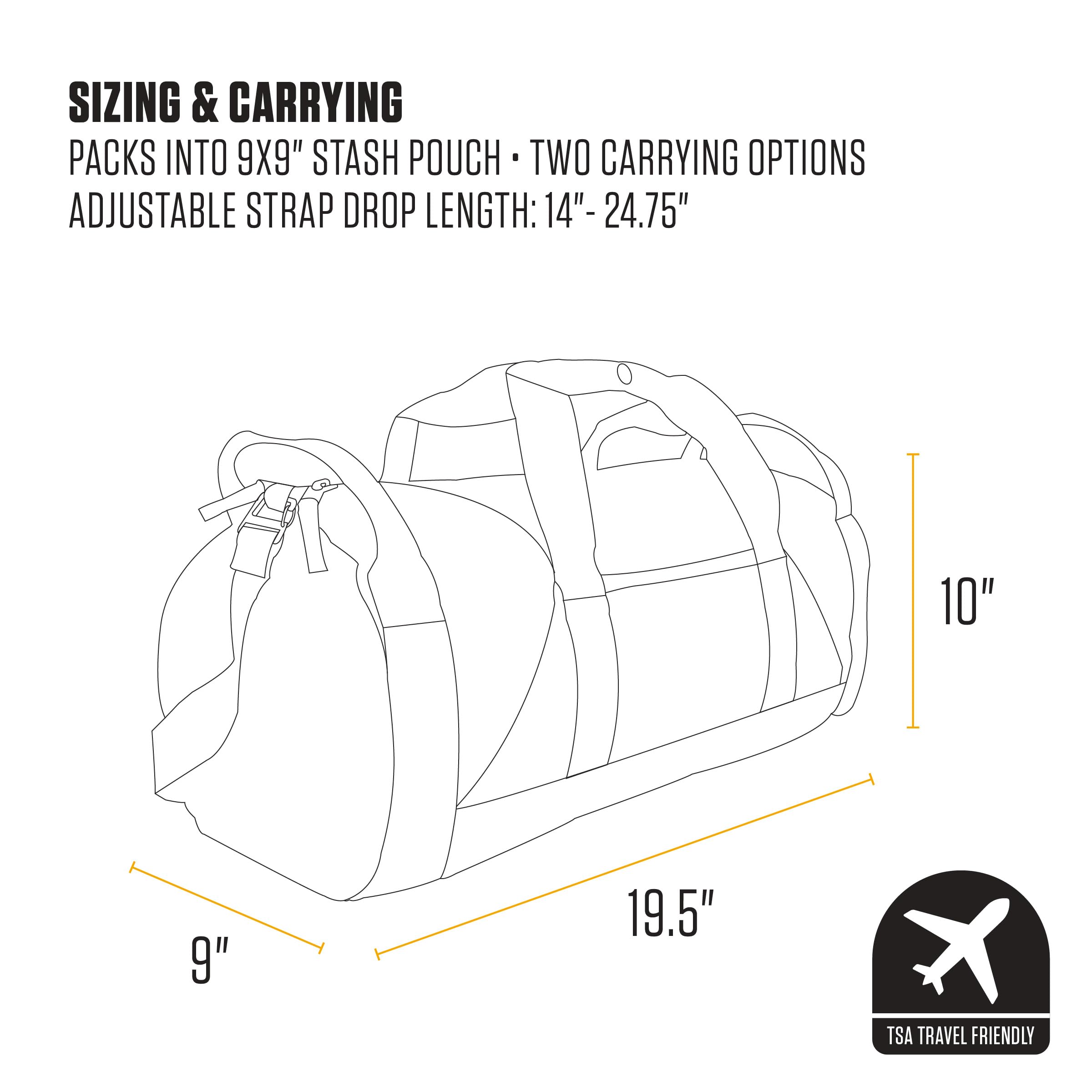 Carhartt Classic Round Duffel with Utility Pouch, Heavy-Duty, Water-Resistant Packable Gear Bag for Jobsite, Carhartt Brown, 60L, Classic Round Duffel with Utility Pouch, Heavy-Duty, Water-Resistant