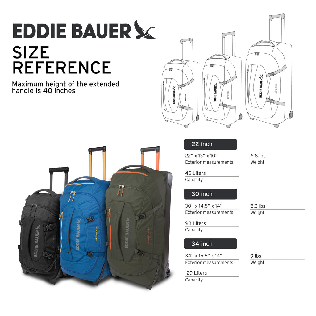 Eddie Bauer Expedition 30 Duffel 2.0, Dk Thyme, One Size,