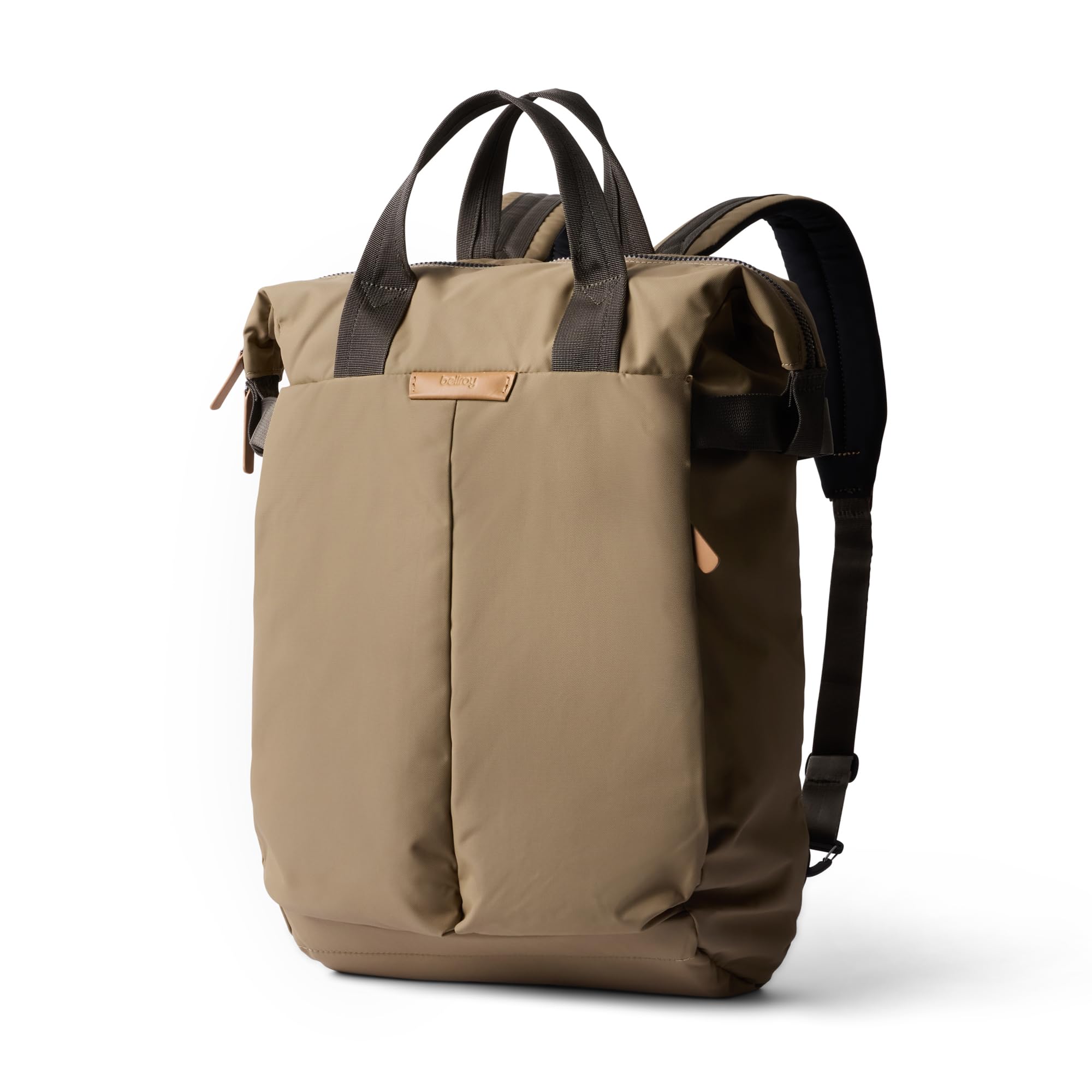Bellroy Tokyo Totepack, water-resistant woven convertible backpack and tote bag - Khaki