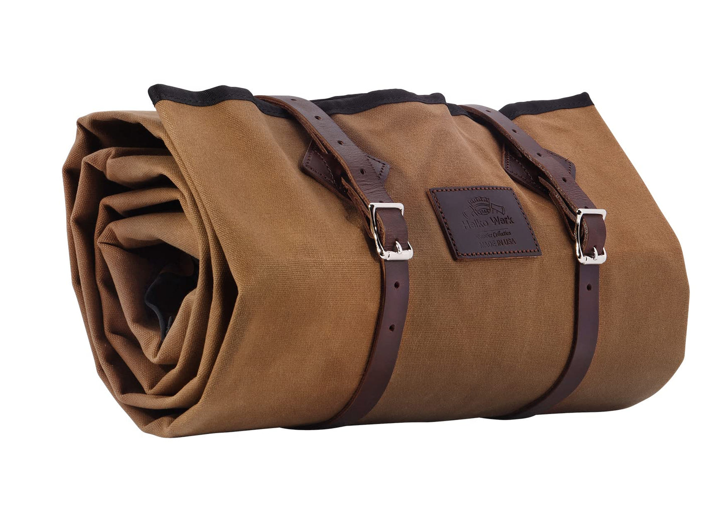 Helko Werk Waxed Canvas Cowboy Bedroll – Field Tan