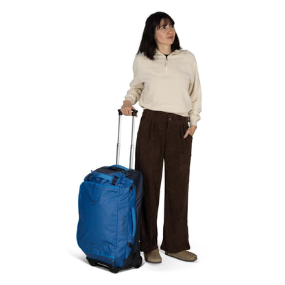 Osprey Transporter 60L Wheeled Duffel – Rolling Bag, Raven Black