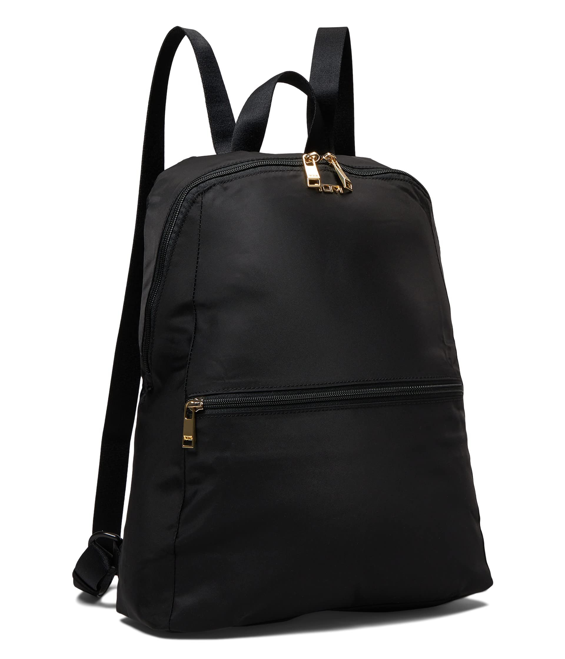 TUMI Just In Case Backpack - Small Packable Travel Bag for Women & Men - Easily Carry Travel Accessories, Black/Gold, One Size, Voyageur Just in Case® Backpack