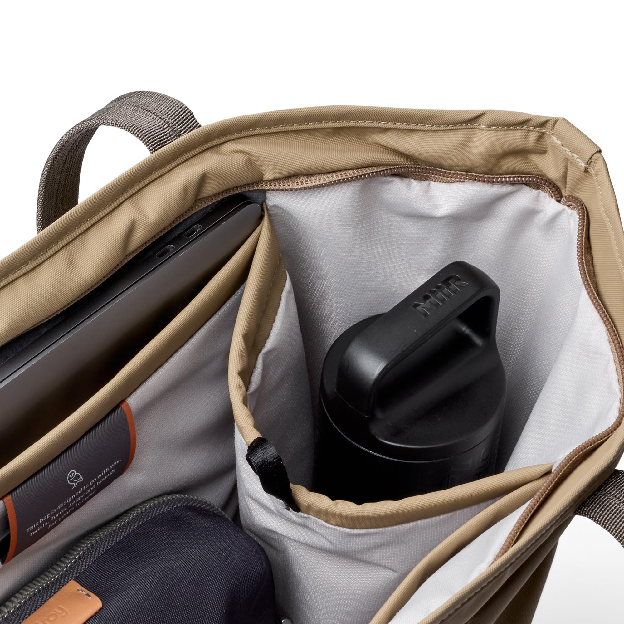 Bellroy Tokyo Tote – Second Edition (Laptop Tote Bag, Casual Shoulder Bag, 15L) - Khaki