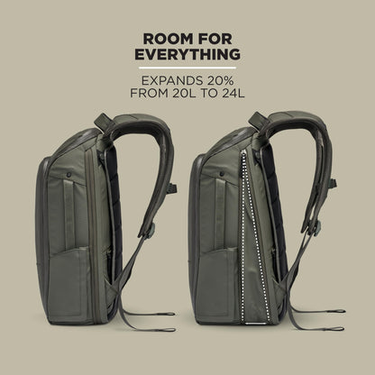 NOMATIC 20L Carry-On Backpack – Laptop & Travel Bag, Olive
