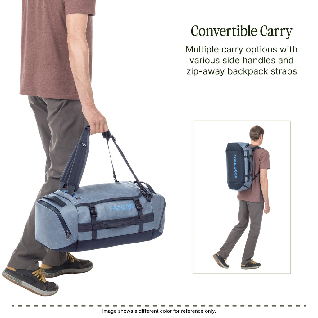 Eagle Creek Cargo Hauler Duffle Bag 40L I Heavy Duty & Water-Resistant Travel Holdall I Backpack Duffle for Travel & Outdoor Adventures I 40L Capacity I Duck Green