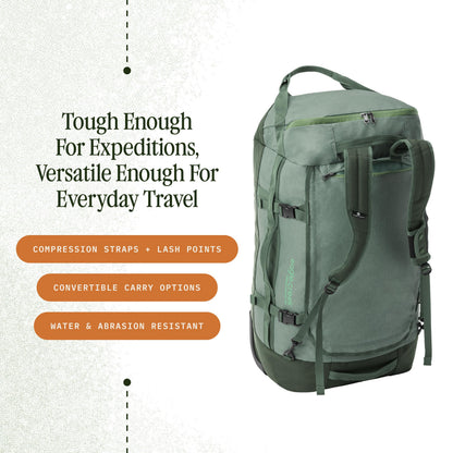 Eagle Creek Cargo Hauler Wheeled Duffel 110L | Duck Green