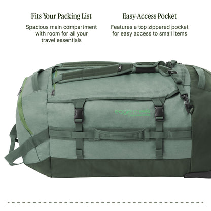 Eagle Creek Cargo Hauler Wheeled Duffel 110L | Duck Green