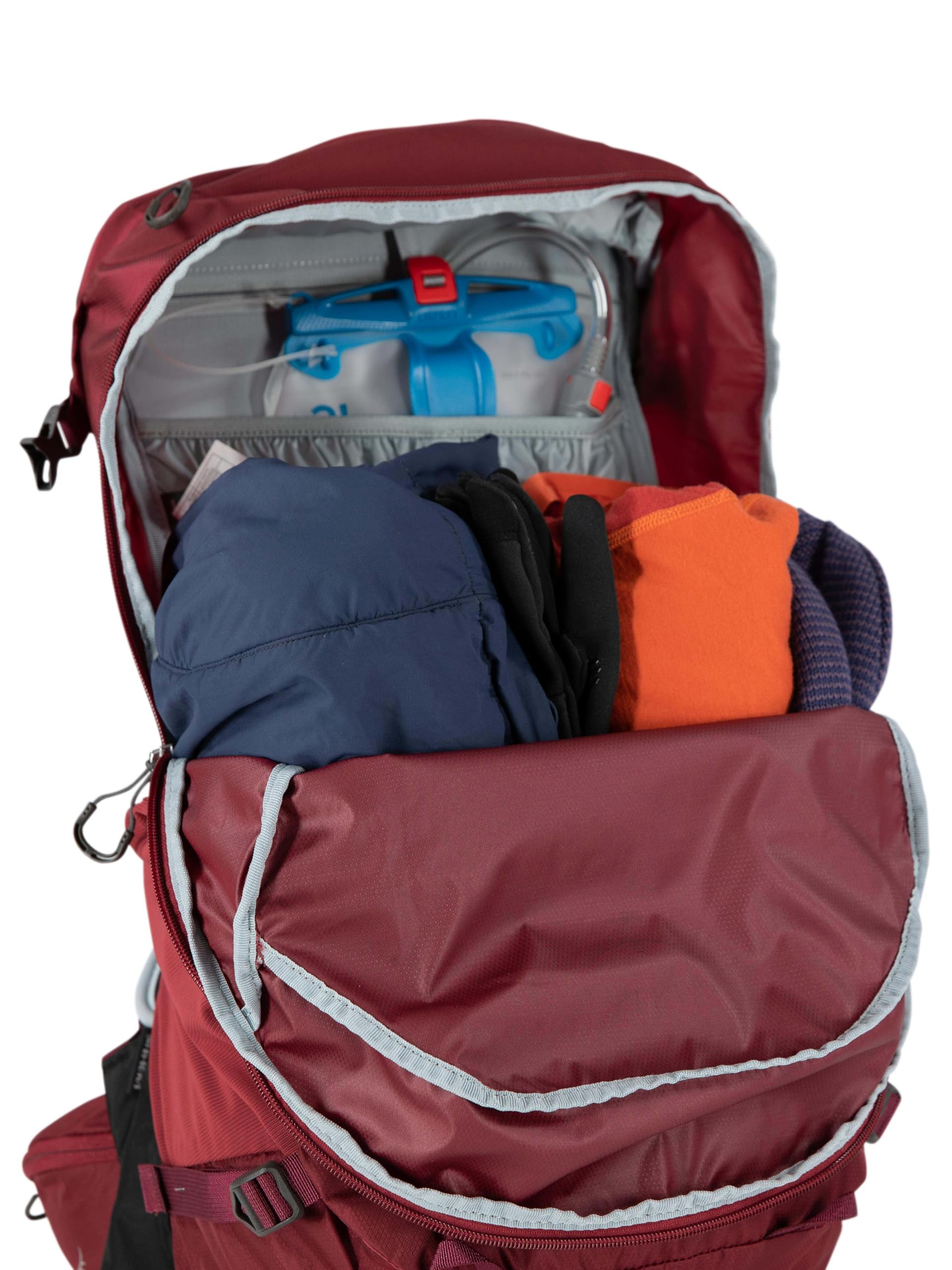 Osprey Hikelite Unisex Backpack, 28L, Black, M/L