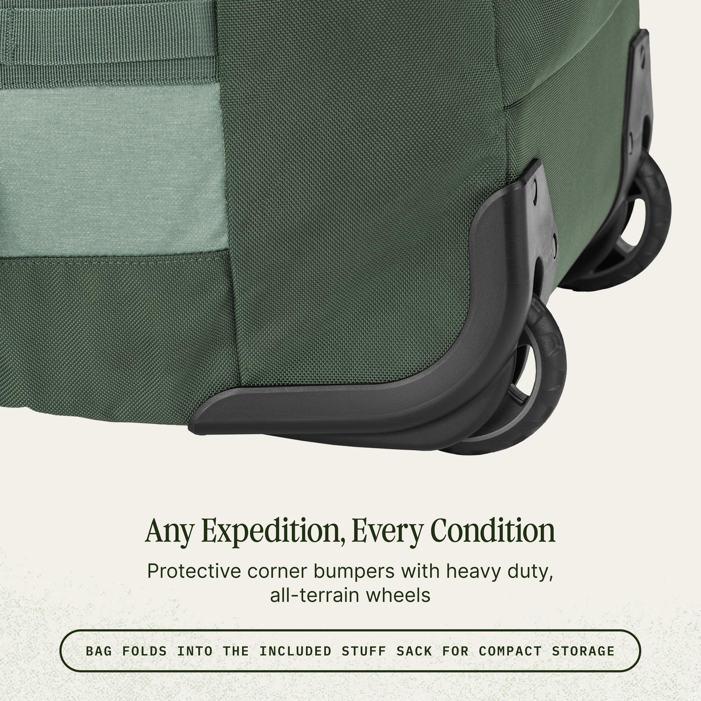 Eagle Creek Cargo Hauler Wheeled Duffel 110L | Duck Green