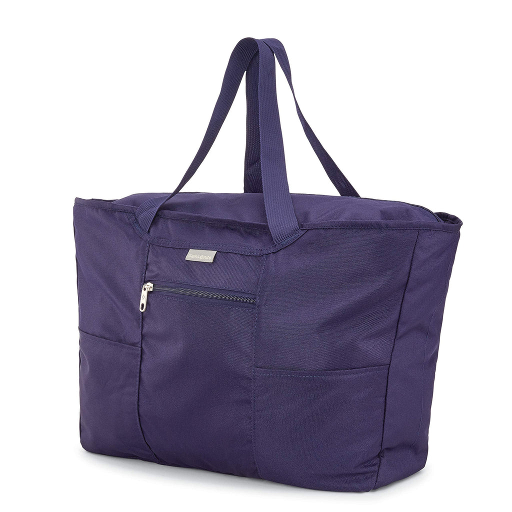 Samsonite Foldaway Packable Tote Sling Bag, Evening Blue, One Size, Foldaway Packable Tote Sling Bag