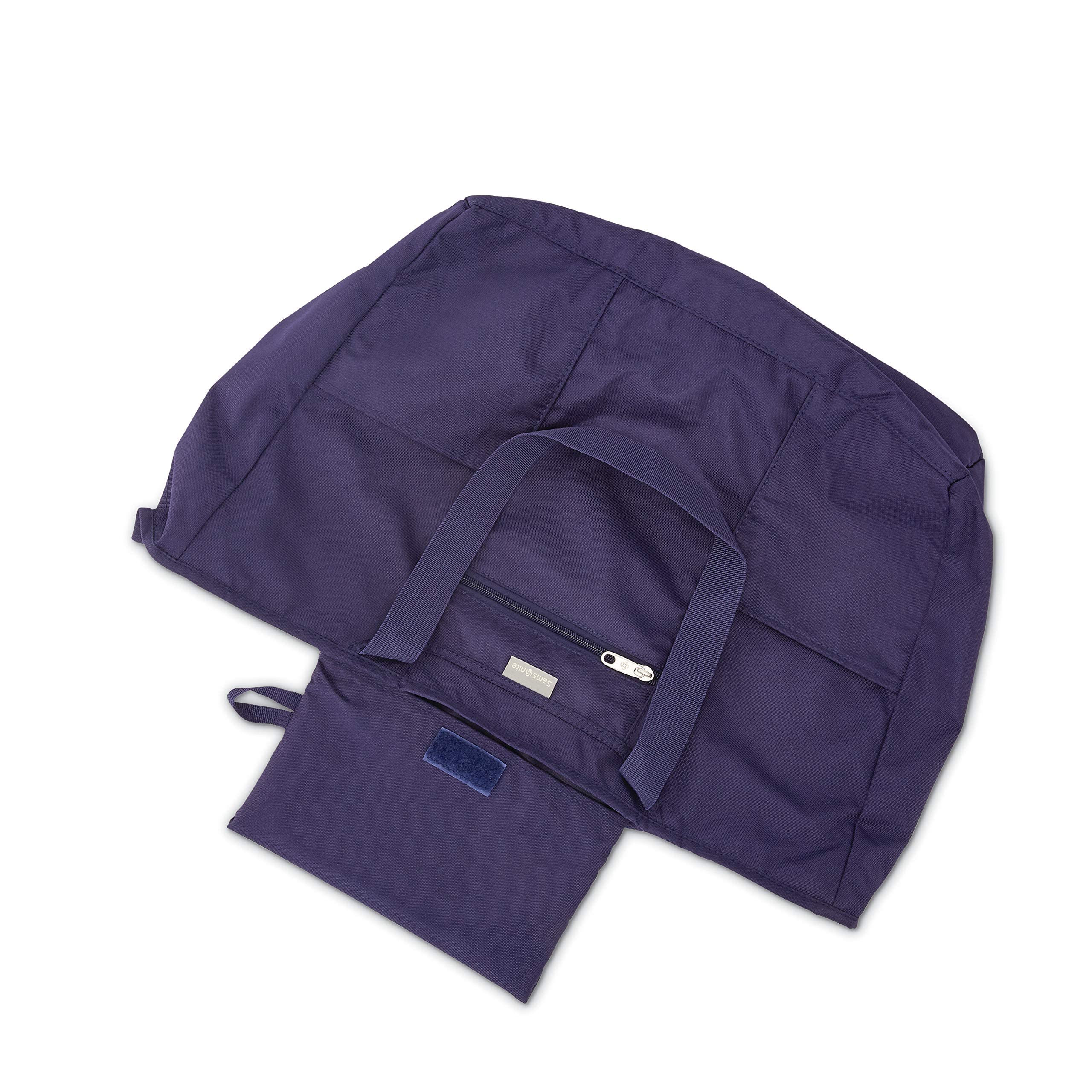 Samsonite Foldaway Packable Tote Sling Bag, Evening Blue, One Size, Foldaway Packable Tote Sling Bag